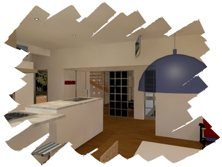 Bancone cucina - area colazione